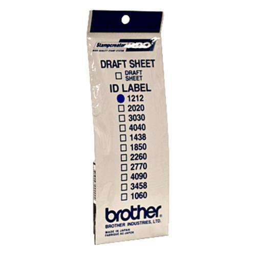 Brother etiķetes (ID1212 / 12x12mm)