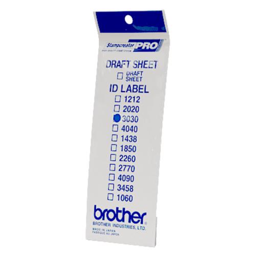 Brother etiķetes (ID3030 / 30x30mm)