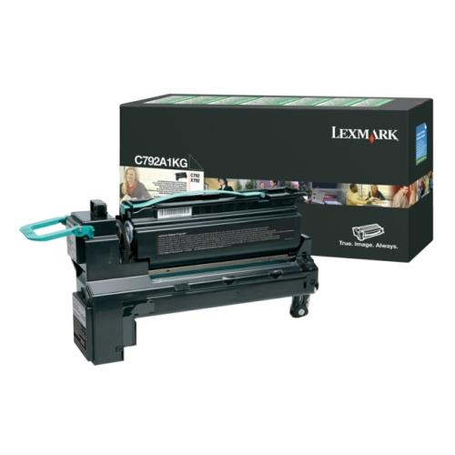 Lexmark tonera kasetne melns (C780A1KG / 0C780A1KG) (Atgriezt)