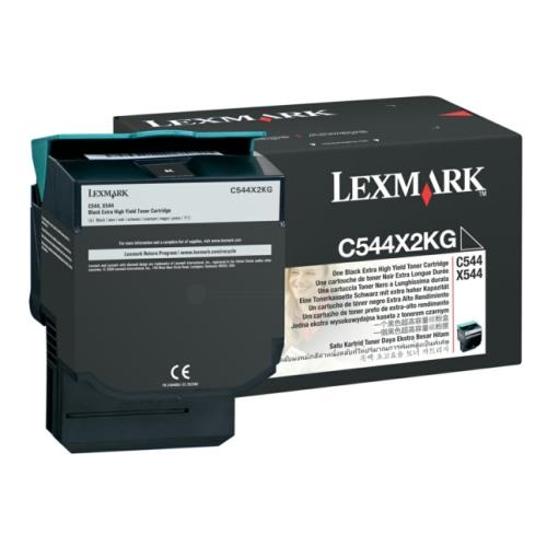 Lexmark tonera kasetne melns (C544X2KG / 0C544X2KG) (high capacity)