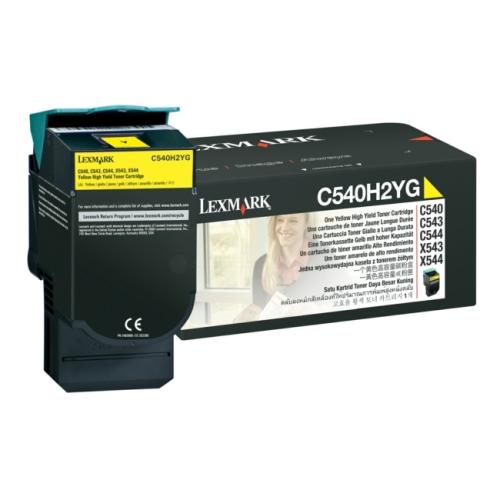 Lexmark tonera kasetne dzeltens (C540H2YG / 0C540H2YG)