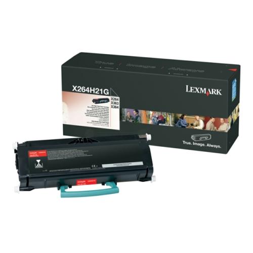Lexmark tonera kasetne melns (X264H21G / 0X264H21G)
