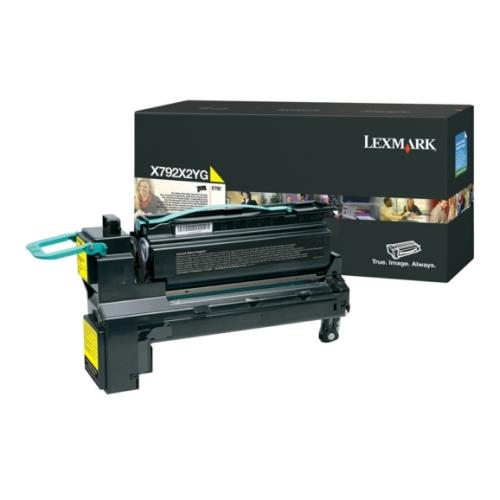 Lexmark tonera kasetne dzeltens (X792X2YG / 0X792X2YG) (high capacity)