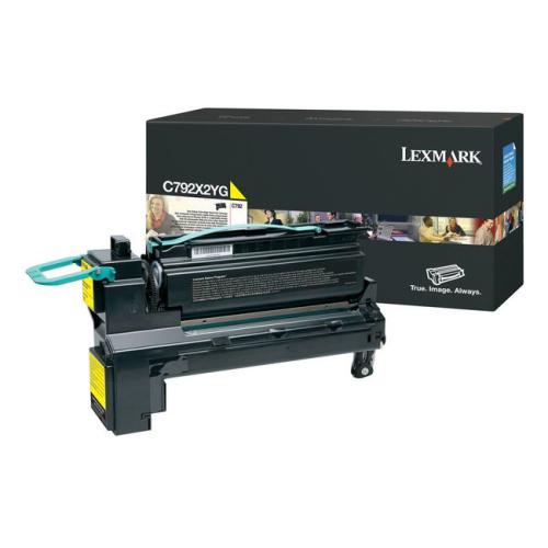 Lexmark tonera kasetne dzeltens (C792X2YG / 0C792X2YG) (high capacity)