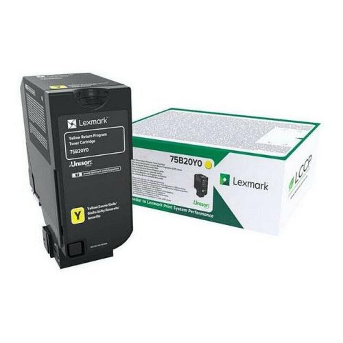 Lexmark tonera kasetne dzeltens (75B20Y0 / 075B20Y0) (Atgriezt)