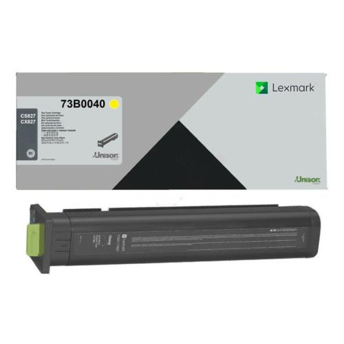 Lexmark tonera kasetne dzeltens (73B0040 / 073B0040)