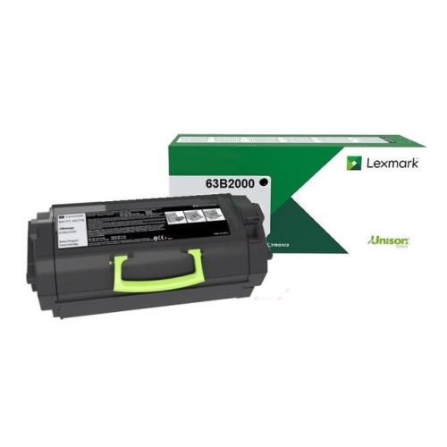Lexmark tonera kasetne melns (63B2000 / 063B2000) (Atgriezt)