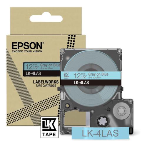 Epson etiķetes gray/blue (C53S672106 / LK4LAS)