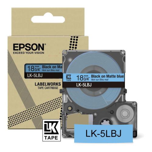 Epson etiķetes melns / zils (C53S672081 / LK5LBJ)