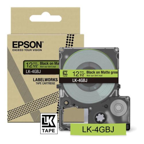 Epson etiķetes melns / zaļš (C53S672077 / LK4GBJ)