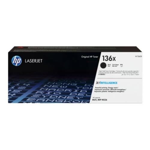 HP tonera kasetne melns (W1360X / 136A) (high capacity)