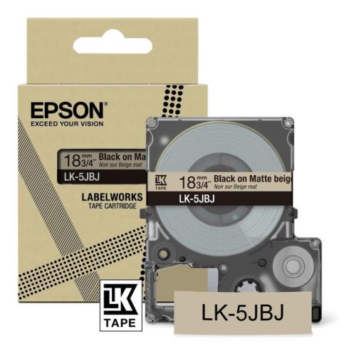 Epson etiķetes melns (C53S672091 / LK5JBJ)